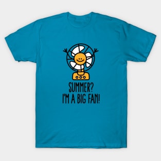 Summer? I'm a big fan, pun sunshine lovers doodle T-Shirt